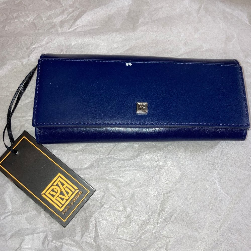 Blue Pour La Victoire Wallet